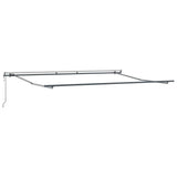Tenda Retrattile Rosso e bianco 500  300 cm Tessuto