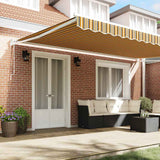 Tenda da Sole Multicolore 500  300 cm Poliestere e Metallo