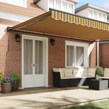 Tenda Retrattile Striscia Multicolore 500x300 cm Tessuto