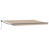 Tenda retrattile Beige 500 x 300 x 165 cm