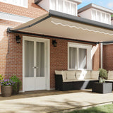 Tenda retrattile Beige 500  300 cm Tessuto e Metallo