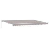 Tenda da Sole Grigio chiaro 500 x 300 x 165 cm