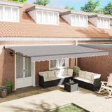 Tenda retrattile Grigio Chiaro 500 x 300 x 165 cm