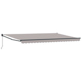Tenda retrattile Grigio Chiaro 500 x 300 x 165 cm