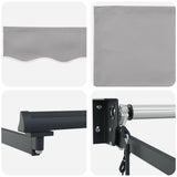 Tenda retrattile Grigio Chiaro 500 x 300 x 165 cm