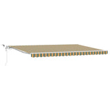 Tessuto per Tenda Verde e Giallo 500  300 cm Poliestere