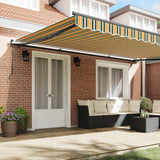 Tenda retrattile Verde e giallo 500  300 cm