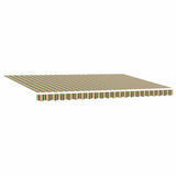 Tenda retrattile Verde e Giallo 500 x 300 x 165 cm