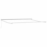 Tenda retrattile Verde e Bianco 500  300 cm