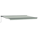 Struttura della tenda Verde e Bianco 500  300 cm