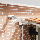 Tenda retrattile Giallo e Arancione 500  350 cm Poliestere