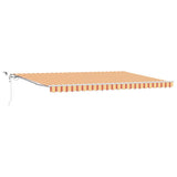 Tessuto per Tenda Giallo e Arancione 500  350 cm Poliestere
