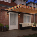 Tenda retrattile Giallo e Arancione 500  350 cm