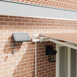 Tenda retrattile Multicolore 500  350 cm Tessuto e Alluminio
