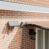 Tenda retrattile Multicolore 500  350 cm Tessuto e Alluminio