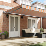 Tenda retrattile Multicolore 500  350 cm Tessuto e Alluminio