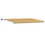 Tenda retrattile Multicolore 500  350 cm Tessuto e Alluminio