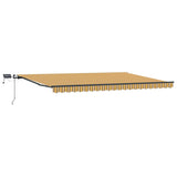 Tenda retrattile Multicolore 500  350 cm Tessuto e Alluminio