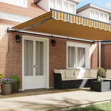Tenda retrattile Multicolore 500  350 cm Tessuto e Alluminio