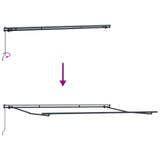 Tenda retrattile Beige 500  350 cm Poliestere e Alluminio