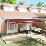 Tessuto per Tenda Arancione e Marrone 600  300 cm Poliestere