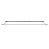 Tenda retrattile arancione e marrone 600  300 cm Poliestere