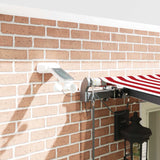 Tessuto per Tenda con Rosso e Bianco 600  300 cm Poliestere
