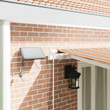 Tenda retrattile Multicolore 600  300 cm Tessuto e Alluminio