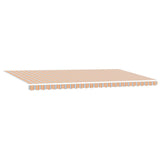 Tenda retrattile Multicolore 600  300 cm Tessuto e Alluminio