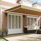 Tenda retrattile Multicolore 600  300 cm Tessuto e Alluminio
