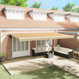Tenda retrattile Multicolore 600  300 cm Poliestere