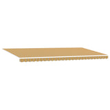 Tenda retrattile Multicolore 600  300 cm Tessuto e Alluminio