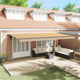 Tenda retrattile Multicolore 600  300 cm Poliestere
