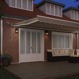 Tenda retrattile Beige 600  300 cm Poliestere