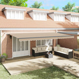 Tenda retrattile Beige 600  300 cm Poliestere