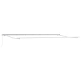 Tenda Retrattile Rosso 600  300 cm Poliestere e Metallo