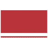 Tenda Retrattile Rossa Rosso 600  300 cm Tessuto