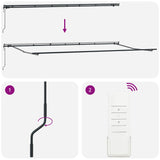 Tenda Retrattile Rosso 600 300 cm Tessuto