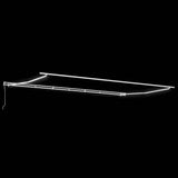 Tenda Retrattile Verde e Giallo 600  300 cm Tessuto e Metallo