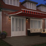 Tessuto per Tenda Arancione e Marrone 600  350 cm Poliestere
