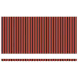 Tenda retrattile arancione e marrone 600  350 cm Poliestere