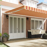 Tenda retrattile Giallo e Arancione 600  350 cm