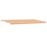Tenda retrattile Giallo e Arancione 600  350 cm