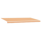 Tenda retrattile Giallo e Arancione 600  350 cm