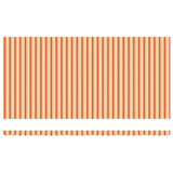 Tenda retrattile Giallo e Arancione 600  350 cm