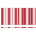 Tenda Retrattile Rigato Rosso e Bianco 600  350 cm