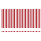 Tenda Retrattile Rigato Rosso e Bianco 600  350 cm