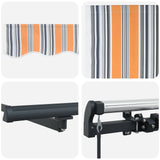 Tenda retrattile Multicolore 600  350 cm