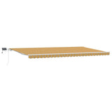 Tenda Retrattile Multicolore 600  350 cm Tessuto e acciaio