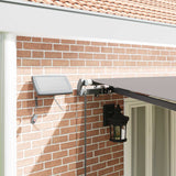 Tenda retrattile Grigio Chiaro 600  350 cm Tessuto e Alluminio